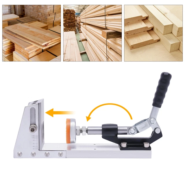 Pocket Hole Jig Drill Guide Master Kit Carpenter Joinery System Woodworking US