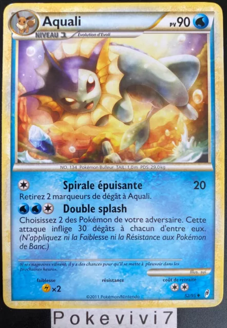 Carte Pokemon AQUALI 52/95 Unco L'Appel des Légendes FR