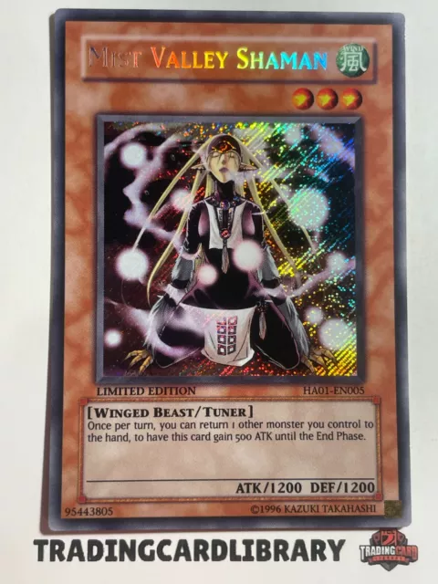 Yugioh Mist Valley Shaman Secret Rare HA01-EN005 Mint