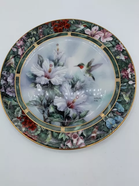 Lena Liu's The Ruby-Throated Hummingbird Collector Plate 1st Issue 1992 Plate