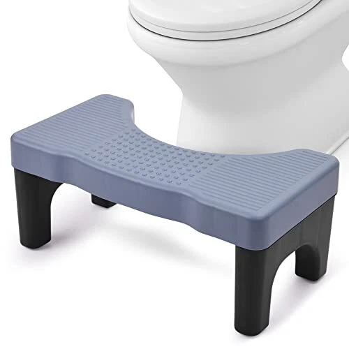 TOILET STOOL FOR Adults, 7" Height Toilet Pooping Potty Stool with Non
