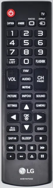 Genuine LG AKB74475433 LG Smart TV Remote Replaces LG AKB75095330 AKB73975702 3