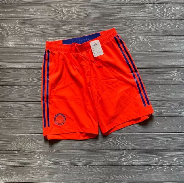 KOLUMBIEN 2018/2019 AUSWÄRTS-FUSSBALLSHORTS Spielerausgabe Adidas CF0176...