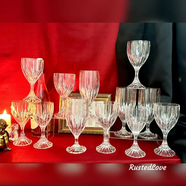 Mikasa Park Lane - 4 Water Goblets, 4 Wine Glasses,4  Ice Tea - Total Of 12 pcs