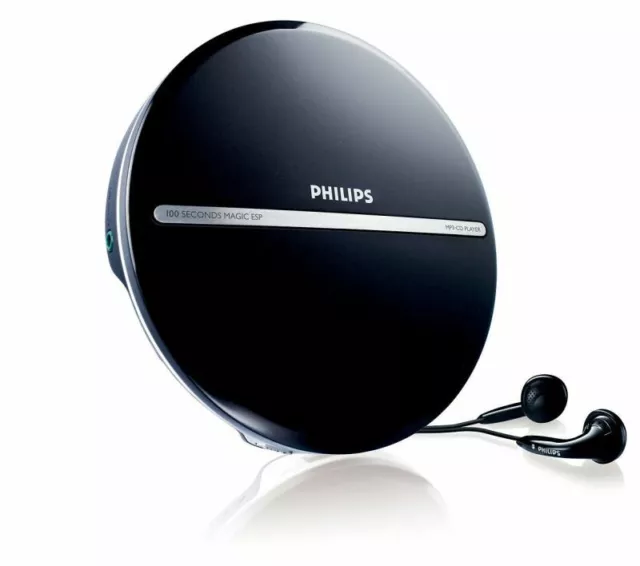 Philips EXP2546/12 Tragbarer MP3-CD-Player Disc-Man Schwarz