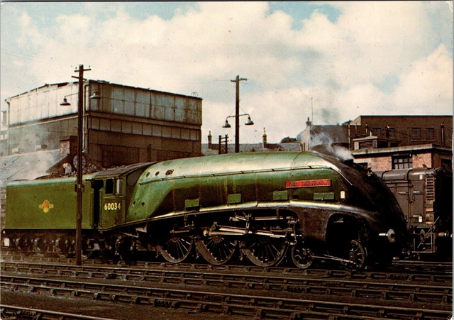 Tarjeta De Cumpleaños Para Papá: Tren De Vapor LNER A4 'Silver Link' – Original Rothbury