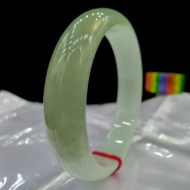 【JadeiteBird】56mm Certified 100% Natural Grade A Jadeite Jade Bangle Bracelet