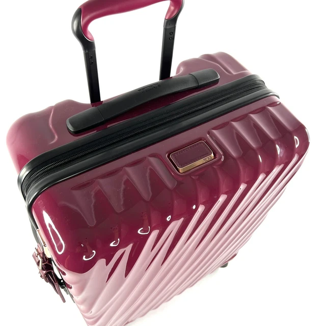 TUMI 19 Degree Continental Carry On 4 Wheel Expandable Travel Bag Pink Berry 3