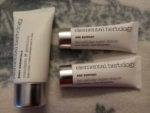 Elemental Herbology Age Support crème démaquillante & Crème Hydratante  Corps