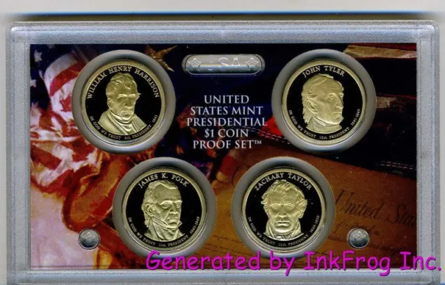 2009 4 Coin Presidential Proof Set No Box/COA No Reserve