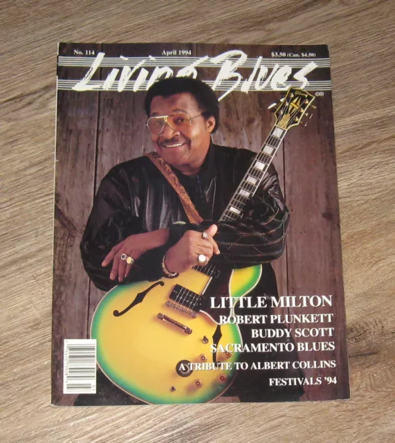 Living Blues magazine Little Milton BUDDY SCOTT Robert Plunkett ALBERT Collins