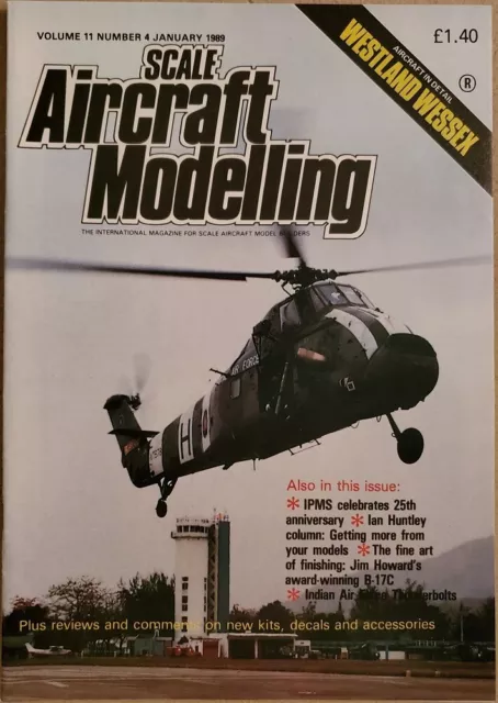 Scale Aircraft Modelling Magazine - Lot of 12 - 1989