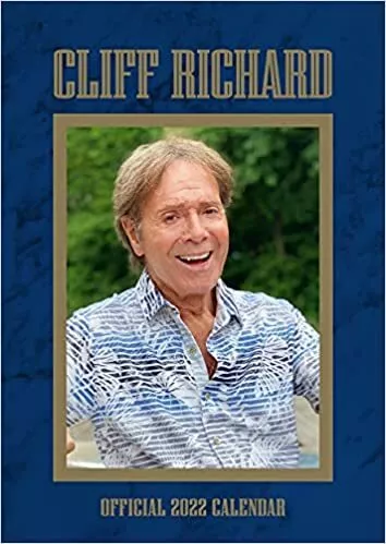 New Official Sir Cliff Richard 2022 Calendar Month To View A3 Wall Calendar Uk