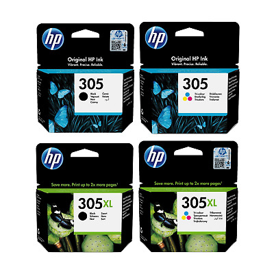 Genuine HP305XL bk e colore a cartucce di inchiostro per DeskJet 2710 2720 4100 307XL Plus