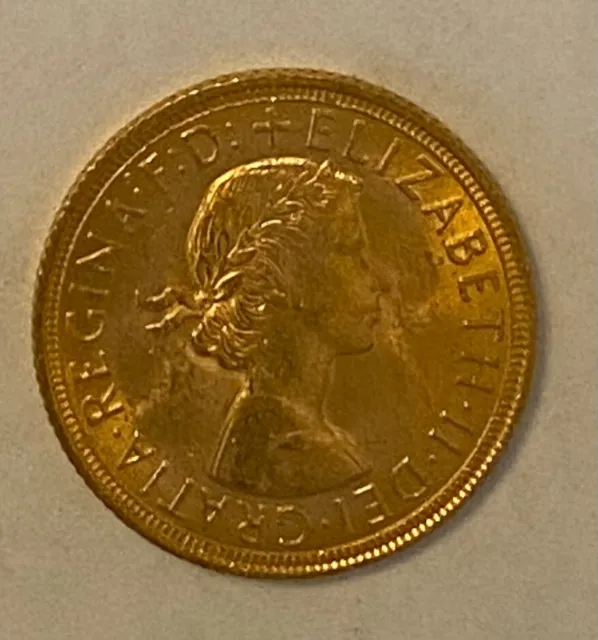 1958 Queen Elizabeth II Gold Full Sovereign - No Reserve