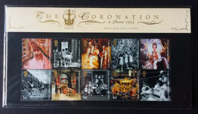 GB QE2 2003 Presentation Pack 347. The Coronation.