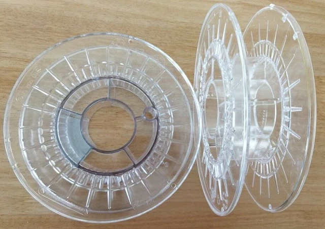 Bobina vuota 200mm trasp per Cavi Elettrici Filamenti di Plastica - Filo Saldare