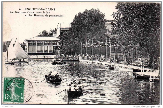 95 ENGHEIN LES BAINS - le nouveau casino et le lac