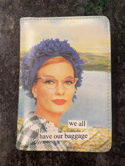 Quirky Passport & License holder -Ann Taintor "We all have our baggage"