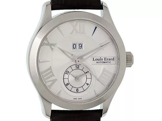 Louis Erard 1931 GMT Big Date Stahl Automatik 40mm Neu