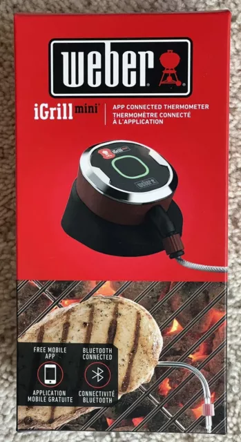 Termómetro Conectado Weber Igrill Mini Bluetooth Aplicación #7202 - Herramienta Barbacoa - Nuevo