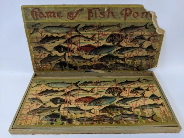 Magnetic Fishing Victorian Game 1890