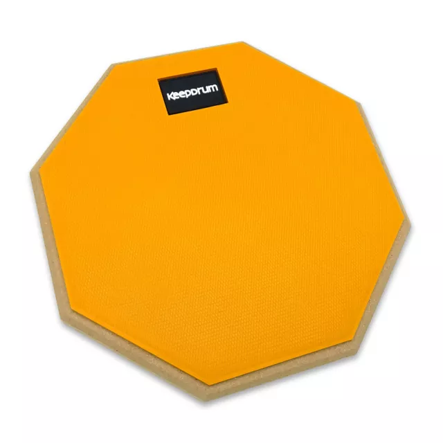 keepdrum DPOR8 Übungspad Schlagzeug Practice Pad Orange 8 Zoll