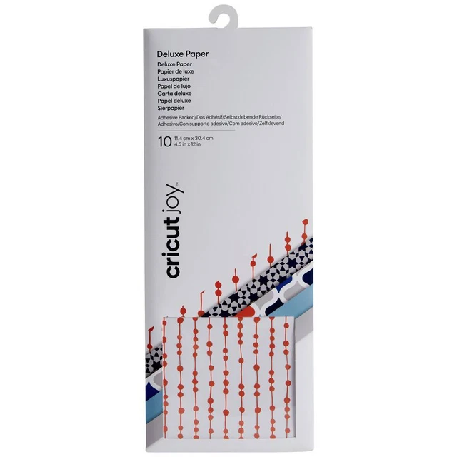 Cricut Joy Adhesive Backed Deluxe Paper Set de conception