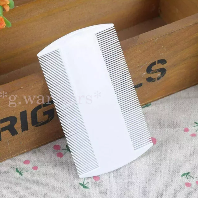 3pcs Fine Tooth Nit Comb Pet Fur Hair Flea Egg Double Sided Head Removal Brush 5
