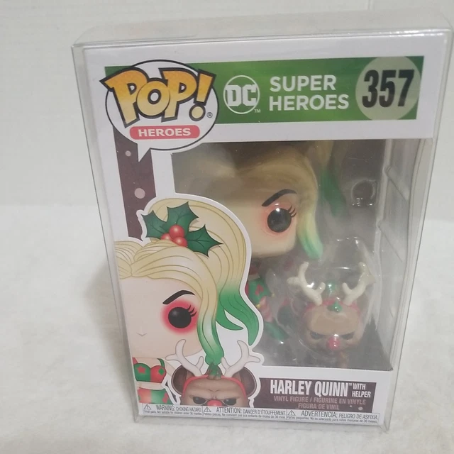 Funko Pop! Heroes 357 HARLEY QUINN with Helper Vinyl Figure