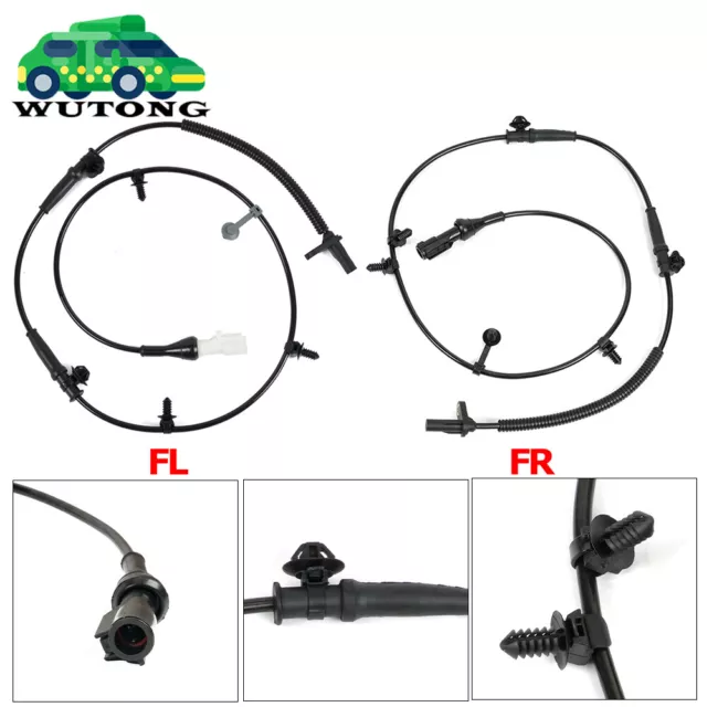 2x ABS Wheel Speed Sensor Front Right & Left Fit Ford Edge Lincoln MKX 2007-2015