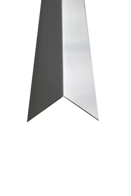 Einlaufbleche Angle Rinneneinlaufbleche 1mm Aluminium Inox 5WL Anodisé 1,5m