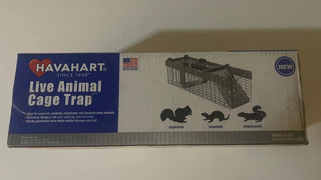 Havahart 1026 Small 1 Door Humane Live Catch and Release Animal Trap NEW