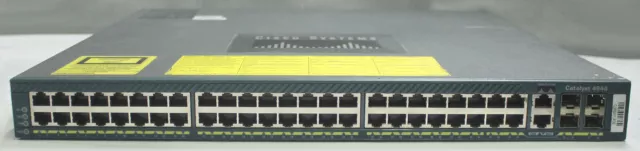 Cisco WS-C4948 Gbe 48-Port Catalyseur Interrupteur - N° Câbles & Rack Oreilles