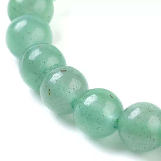 1 Strand Natural Green Aventurine Round Gemstone Beads - 6mm - P00417