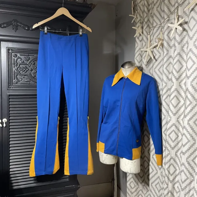 Vintage 60s 70s Adidas Schwahn Track Suit Jacket And Pants 42