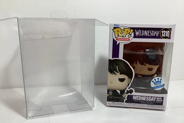 Funko POP! Wednesday 1310# Wednesday Addams with Cello and Protective Cover