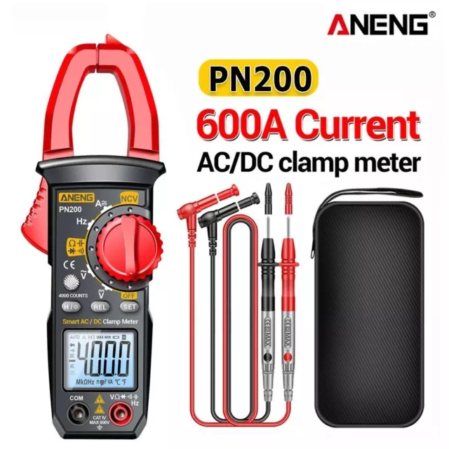 Smart Multimeter 4000 Counts AC/DC Current Clamp Digital Clamp Meter