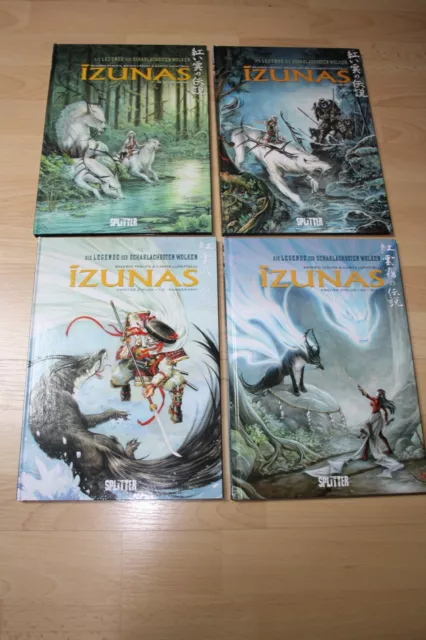 Izunas - Die Legende der scharlachroten Wolken Bd.1 - 4 Comic deutsch Sammlung