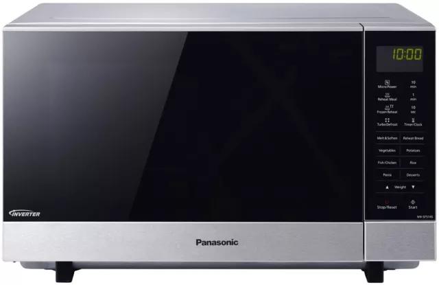 Panasonic NN-SF574SQPQ 27L Inverter FlatBed Microwave Oven 1000W - EX DISPLAY