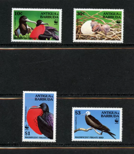 I450 Antigua 1994 Fregatte Vögel Wwf 4v. MNH