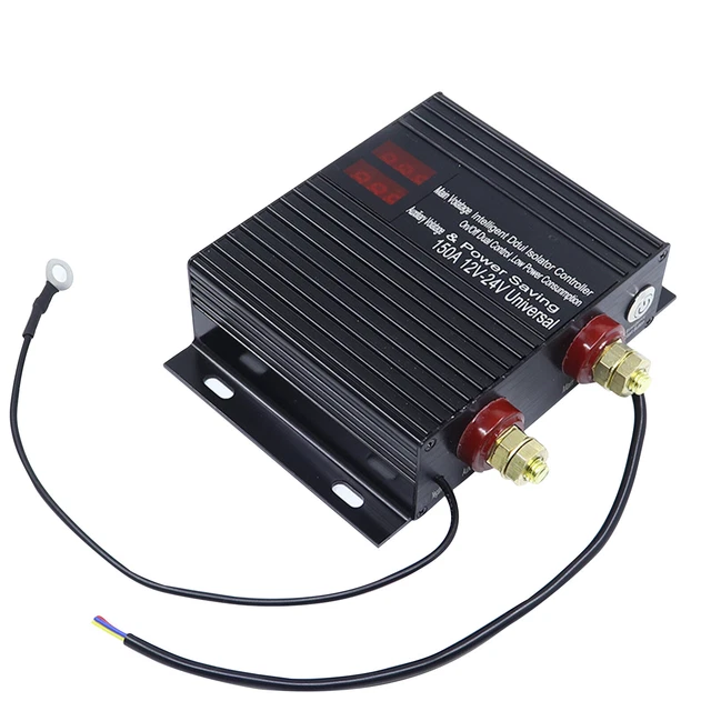 150/200/250A 12/24V DUAL Battery Smart Isolator Latching Split