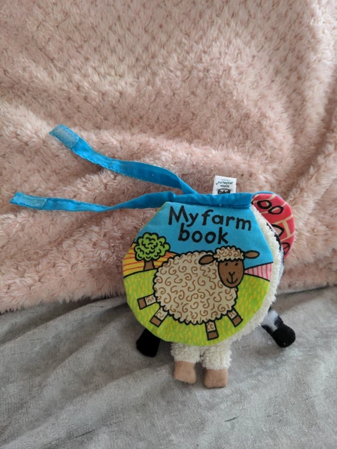 Jellycat London My Farm Libro Tela Arrugada Suave Jelly2991F