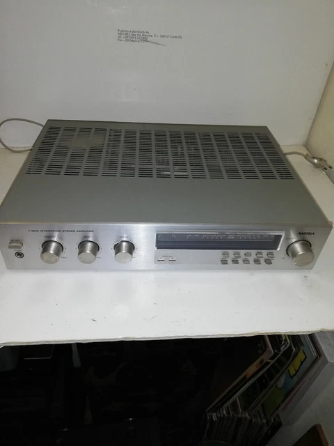 Amplificateur-Tuner-Platine K7 RADIOLA F1125 - Stéréo Vintage - Pour Pièces Ou à Réparer