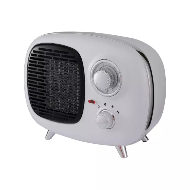 Hoover Ceramic Heater Retro Design Small Fan Portable Electric 1500W 2