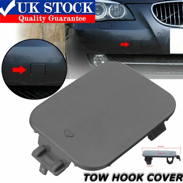 FIT BMW E60 E61 5 Series LCI Front Bumper Tow Hook Eye Cover Cap