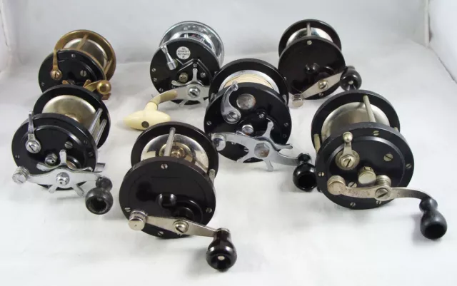 7 VINTAGE CONVENTIONAL Fishing Reels - SHAKESPEARE - H-I - OCEAN CITY +  More $36.00 - PicClick