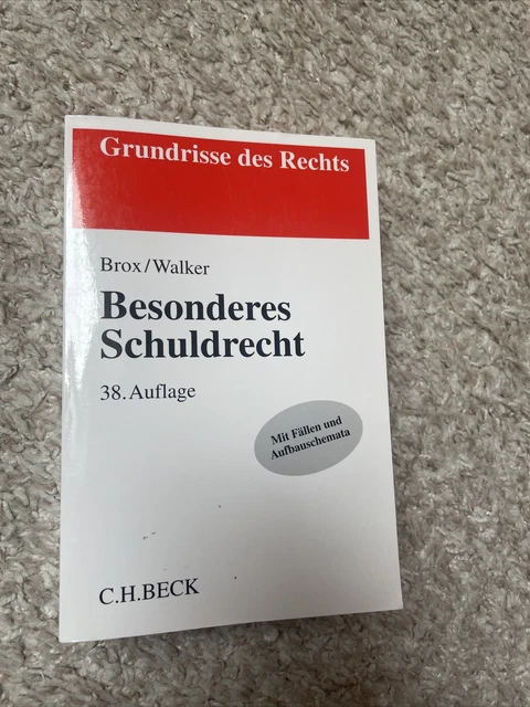 Besonderes Schuldrecht von Brox, Hans, Walker, Wolf-Diet... | Buch | Zustand gut
