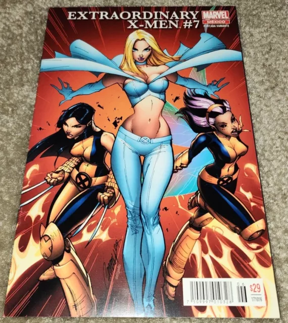Messiah Complex X-men 205 NM MX 7 J Scott Campbell Foreign Variant Extraordinary