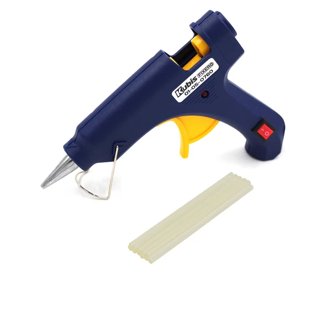 Juego de pistolas adhesivas 20 (65), W, 7,2 mm, 5-13 g/min, 190 * C+12x transparente Kl#